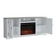 preview thumbnail 5 of 10, 70" Farmhouse TV Stand with Fireplace, Fits up to 75" TV - 70"W x 30"H x 14.5"D