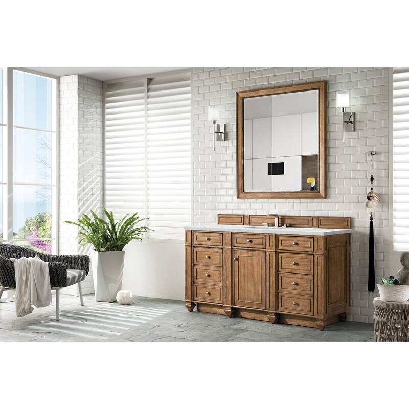James Martin Vanities 157-V60S-FENC Bristol 60" Free Standing Single