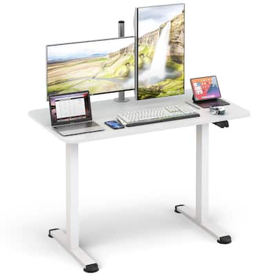 Gymax Electric Standing Desk Adjustable Stand up Computer Desk
