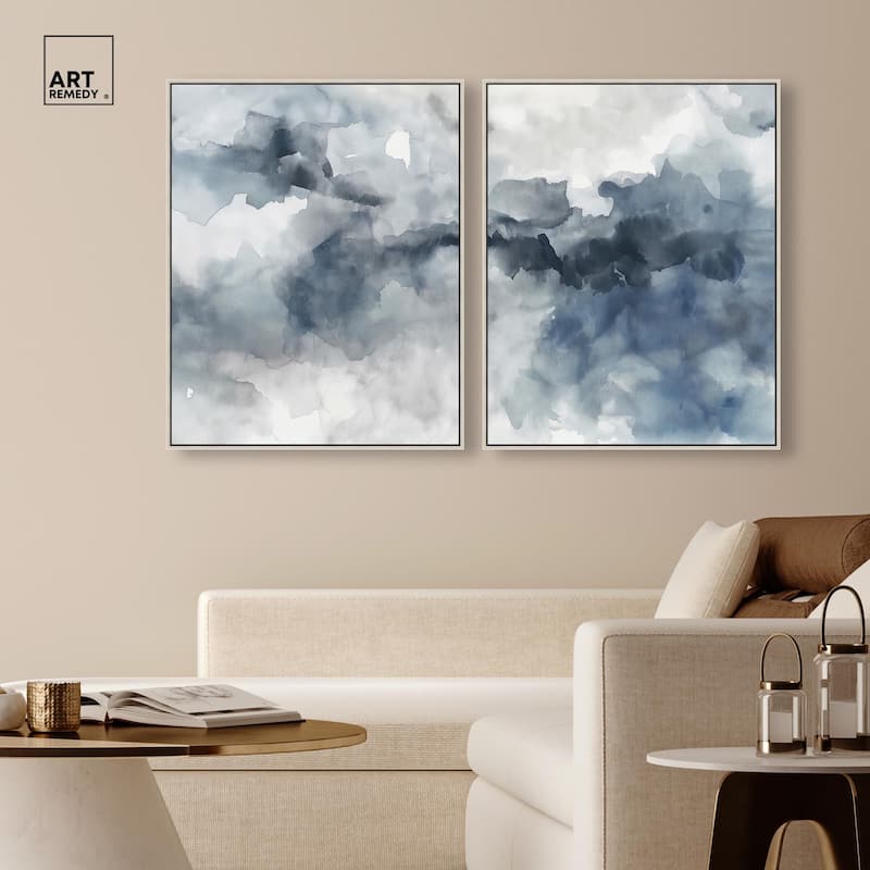 Calming Tides Canvas Set of 2 by Art Remedy
