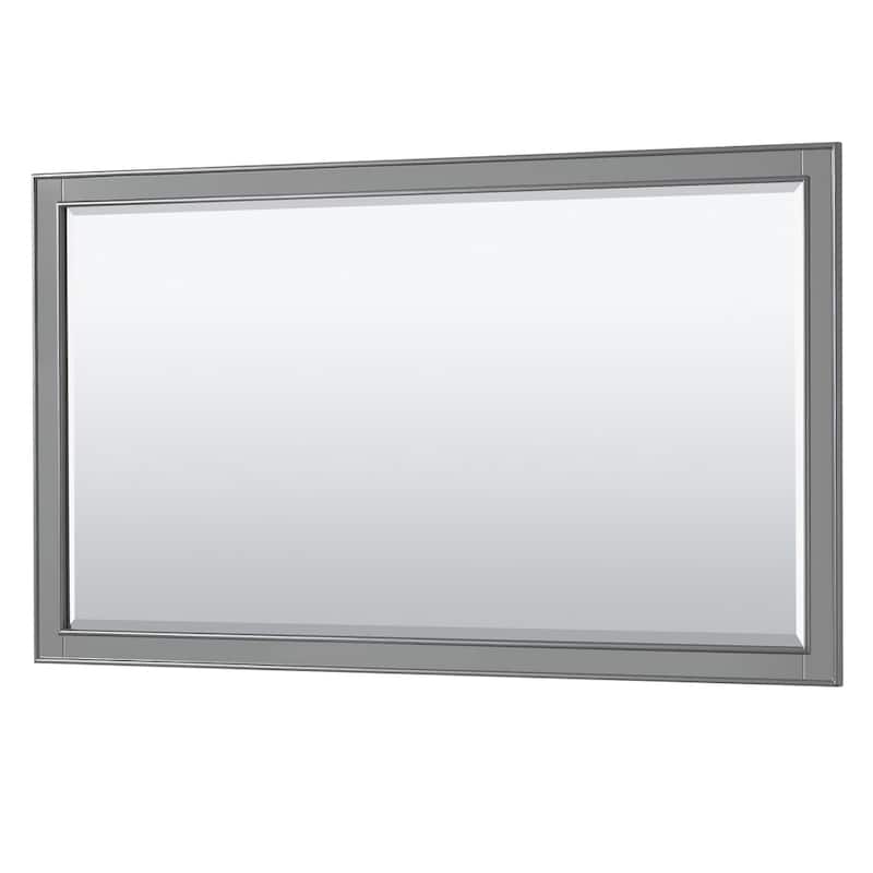 Deborah 60-inch Single Vanity, Quartz Top, 58-inch Mirror