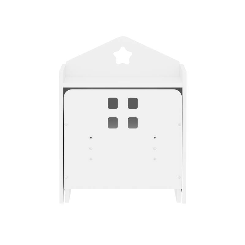 Anmytek Kids Montessori Weaning Table and Chair Set Wooden Toddler Activity Table with Blackboard