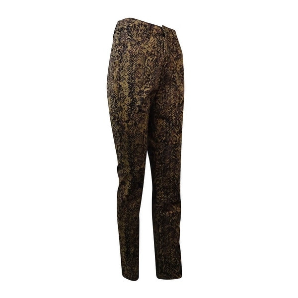 snakeskin skinny jeans