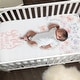 preview thumbnail 5 of 7, Lambs & Ivy Girls Rule the World Pink Floral 4-Piece Baby Crib Bedding Set