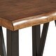 preview thumbnail 6 of 15, Banyan Live Edge Wood and Metal Accent Tables by iNSPIRE Q Artisan