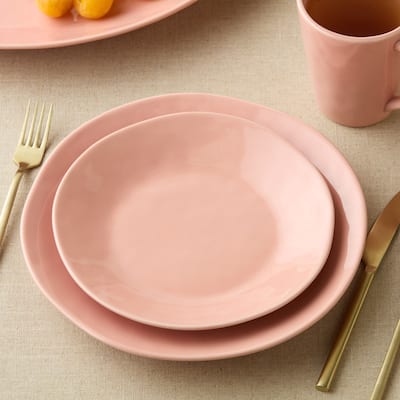 Certified International Desert Rose 11" Dinner Plates,Set of 4 - 11'' W x 11'' D x 1.25'' H