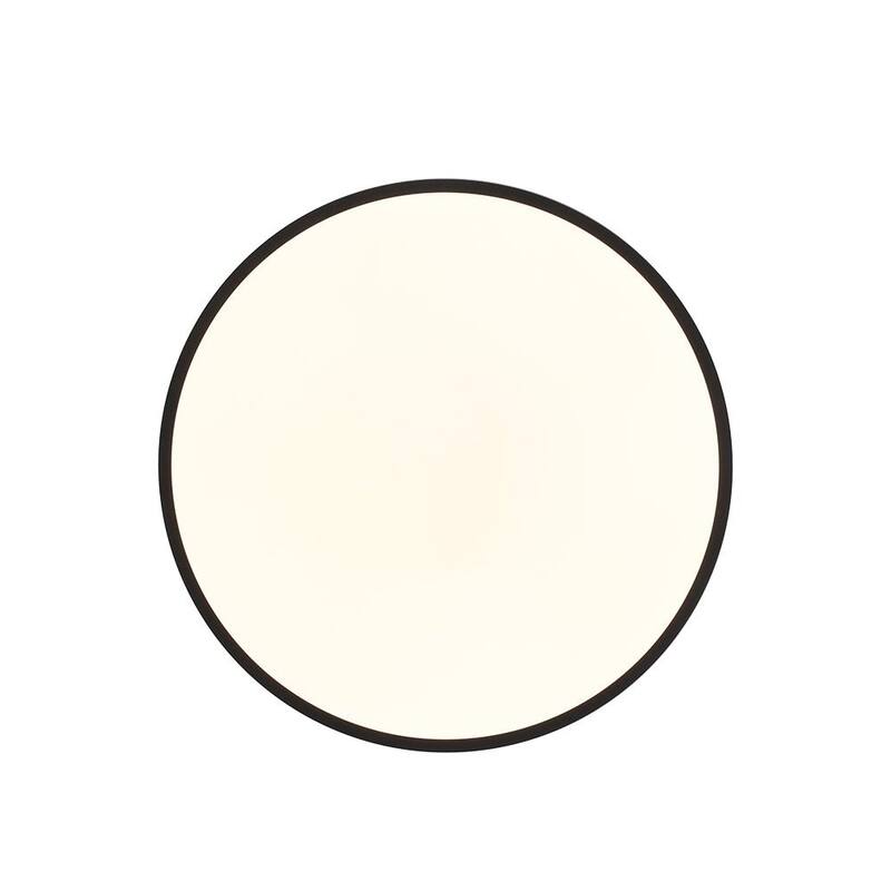 Contemporary Acrylic Dimmale LED Semi-Flush Mount Ceiling Light - N/A