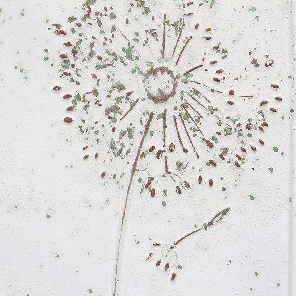 Shop Stratton Home Decor Dandelion Metal Panel Wall Decor White
