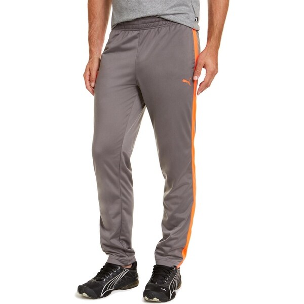 puma logo stripe drawstring sweatpants