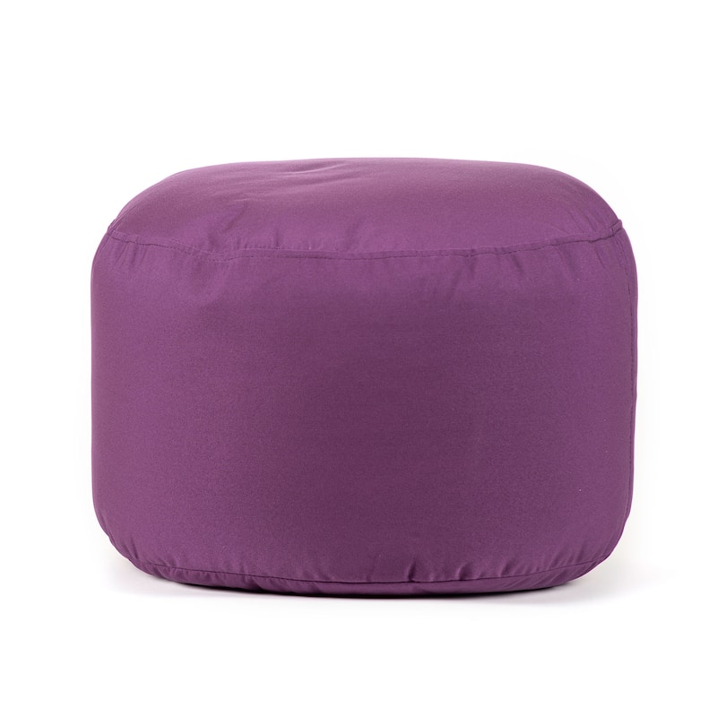 Gouchee Home Soleil Indoor/ Outdoor Ottoman Pouf - Purple