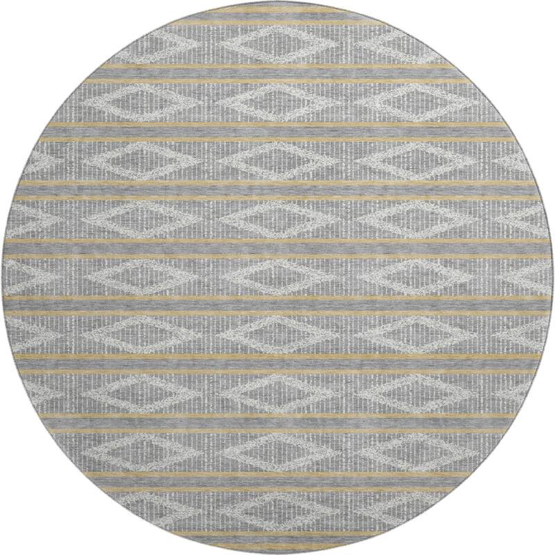 Premium Washable Super Soft Geo Diamonds Mayfield Rug