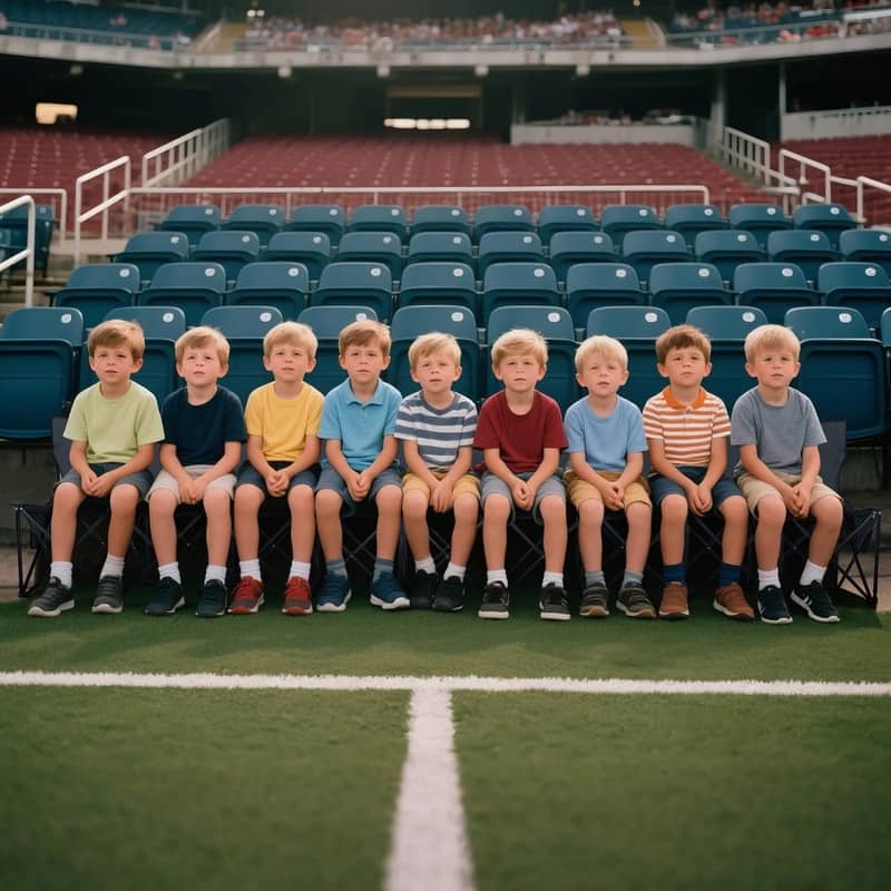 Portable Folding Soccer Benches for Team, 4/6/9 Seats with Carry Bag - 9-seat