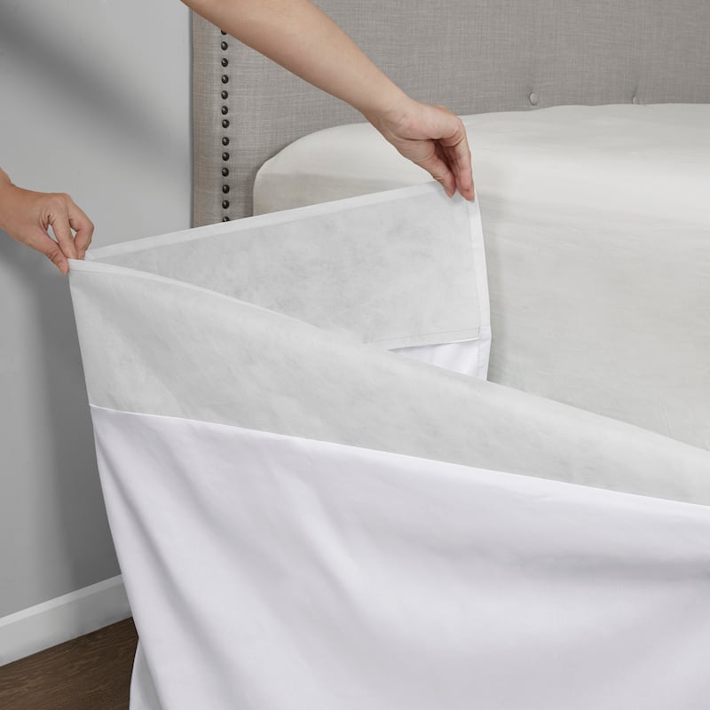 Madison Park Simple Fit Wrap Around Adjustable 26-inch Drop Bedskirt