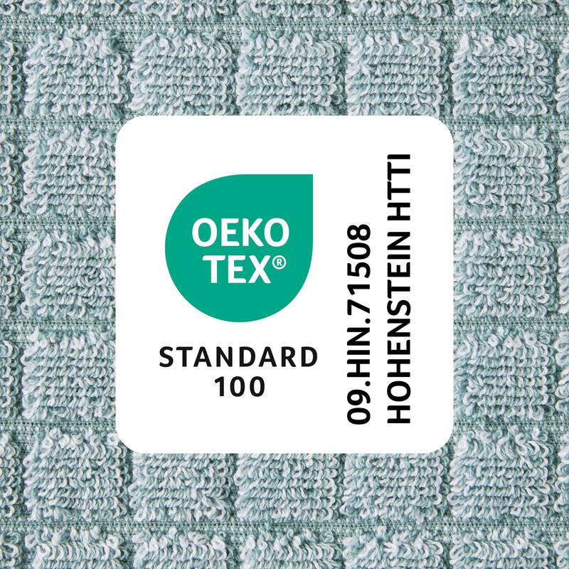 TOWN & COUNTRY EVERYDAY 4-Piece Textured Windowpane Hand Towel Set - 20"x30"