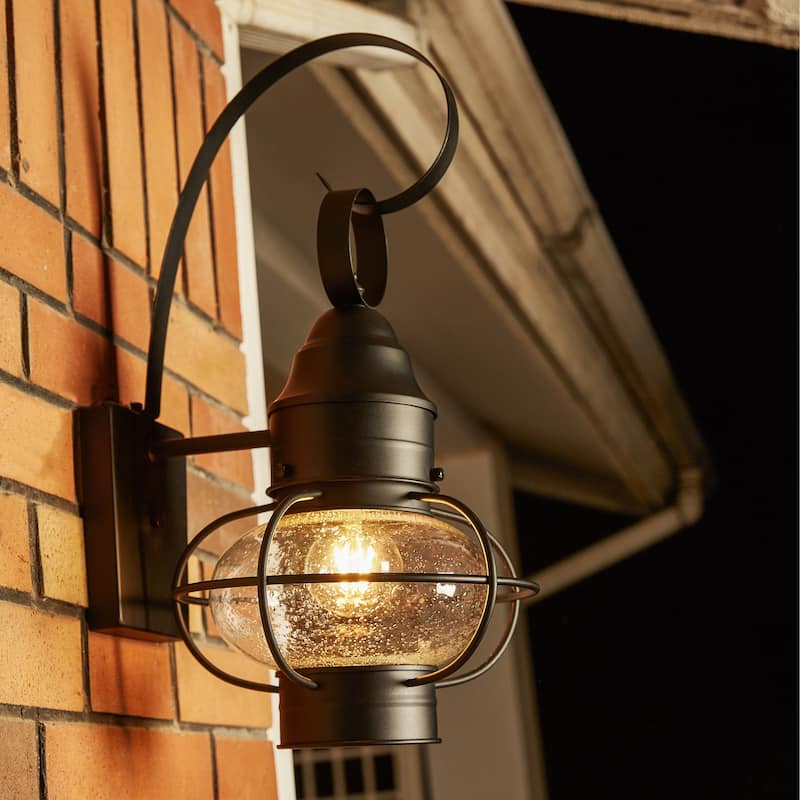 1- Light Outdoor Wall Lanterns Lights - 9"x10.72"x17.51"