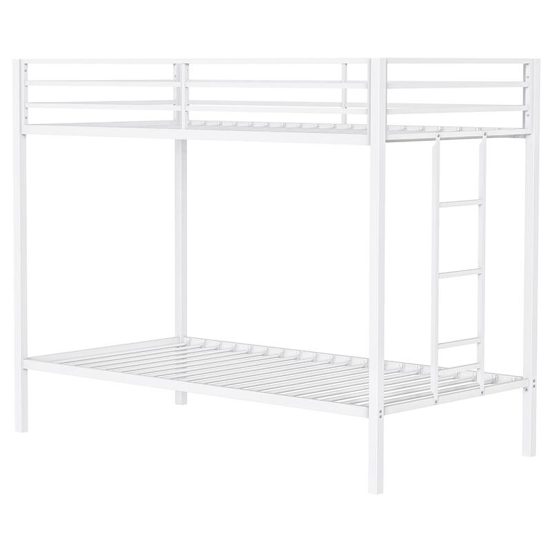 Alevera Metal Bunk Bed with Ladder
