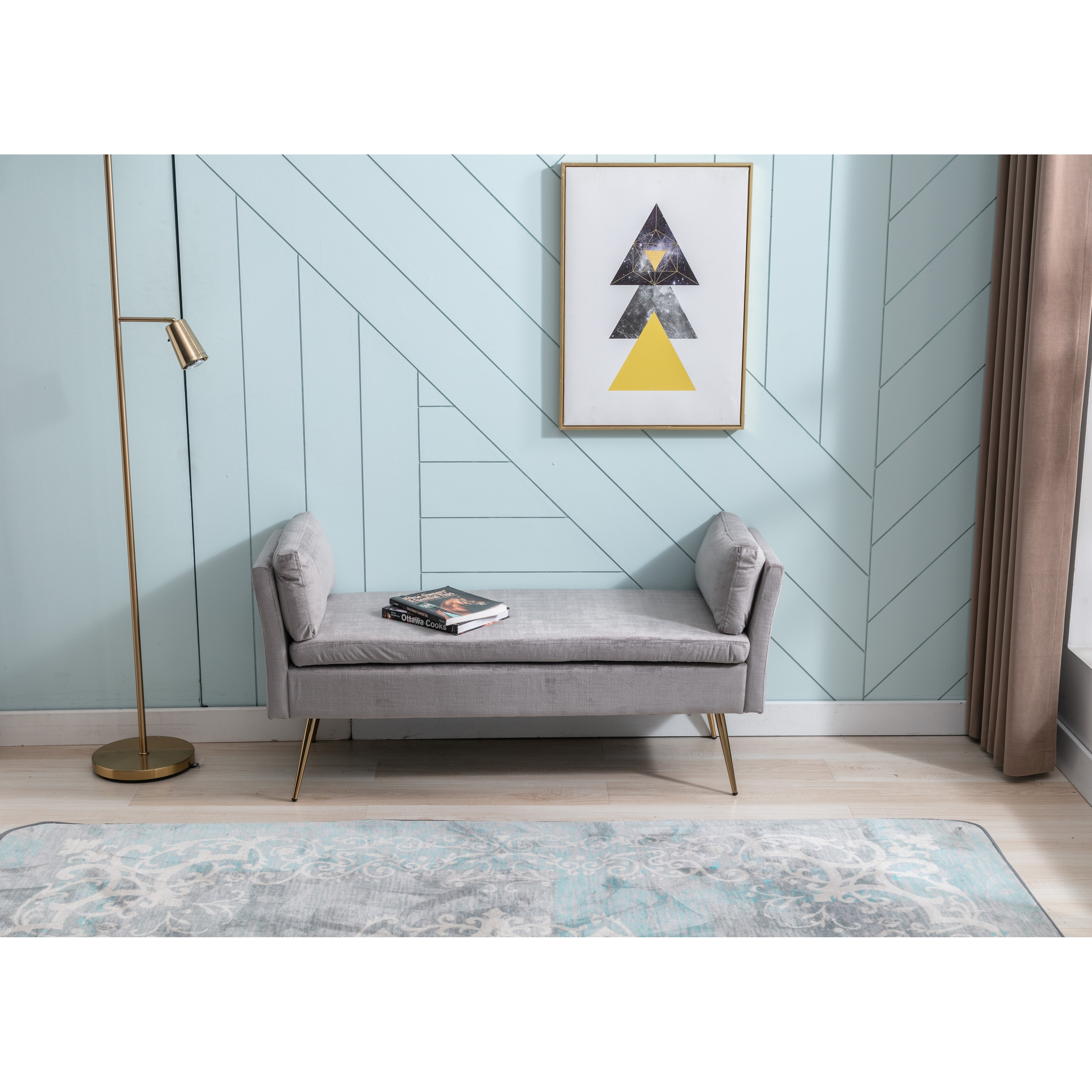 Green end best sale of bed bench
