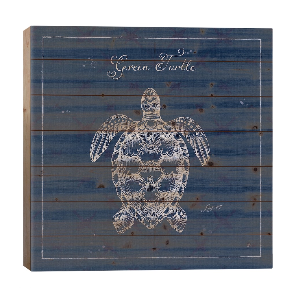 Underwater Life XVI Print On Wood by Daphne Brissonnet - Multi-Color