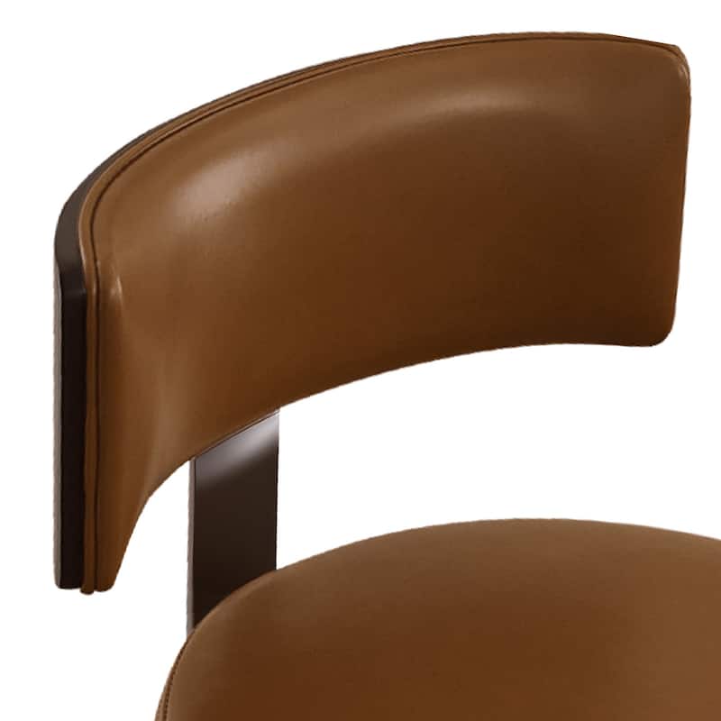 Upholstered Wood Swivel Bar/ Counter Stools, Set of 3