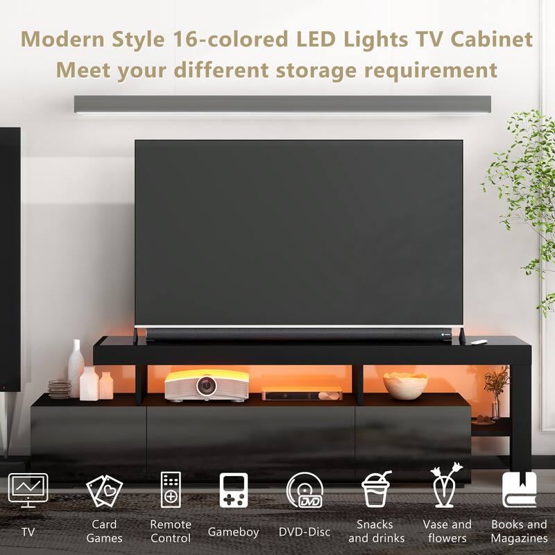 Modern Style 16 colored LED Lights TV Bed Bath & Beyond
