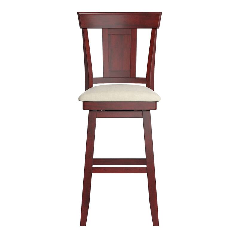 Eleanor Panel Back Wood Swivel Chair by iNSPIRE Q Classic