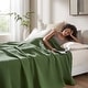 preview thumbnail 63 of 120, Madison Park Waffle Weave 100% Cotton Breathable Lightweight Blanket