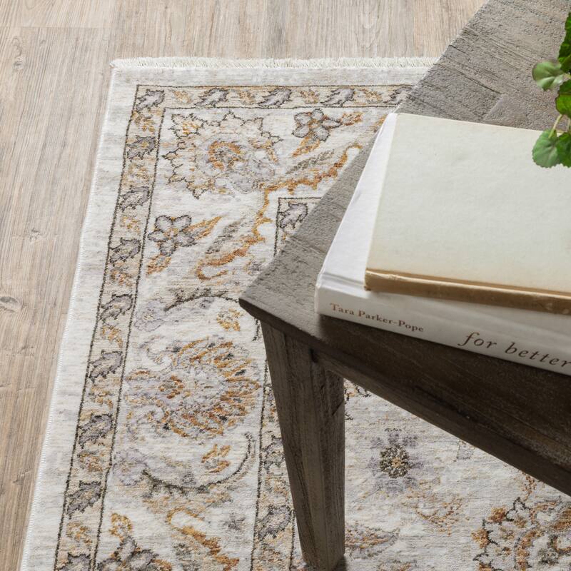 Style Haven Marley Distressed Vintage Fringed Area Rug
