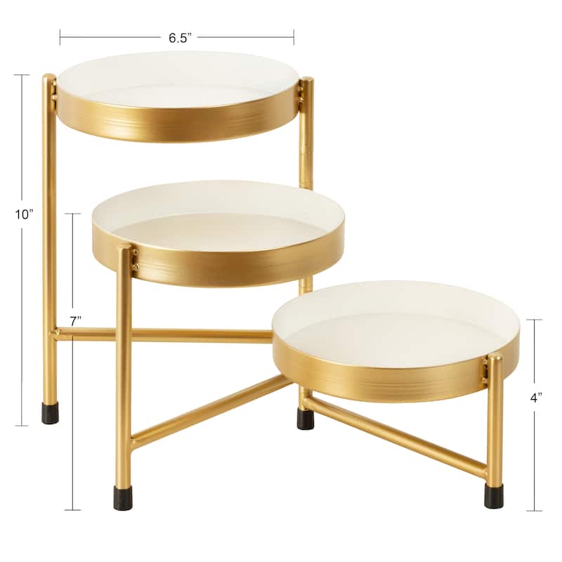 Kate and Laurel Finn Tiered Tabletop Planter - 7.25x7.25x10