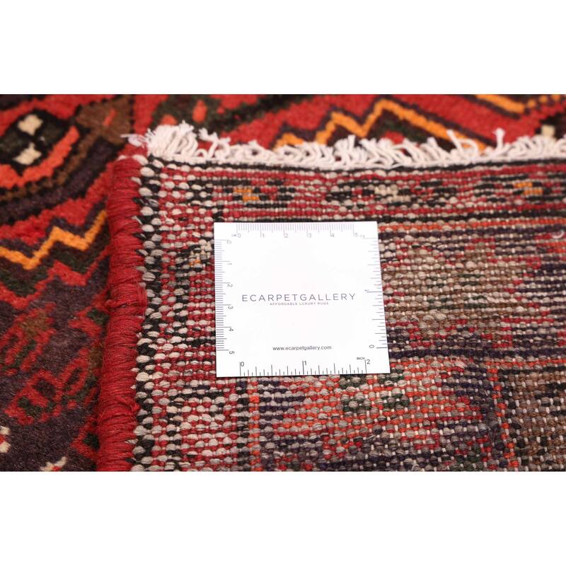 ECARPETGALLERY Hand-knotted Andelz Dark Red Wool Rug - 3'3 x 4'9