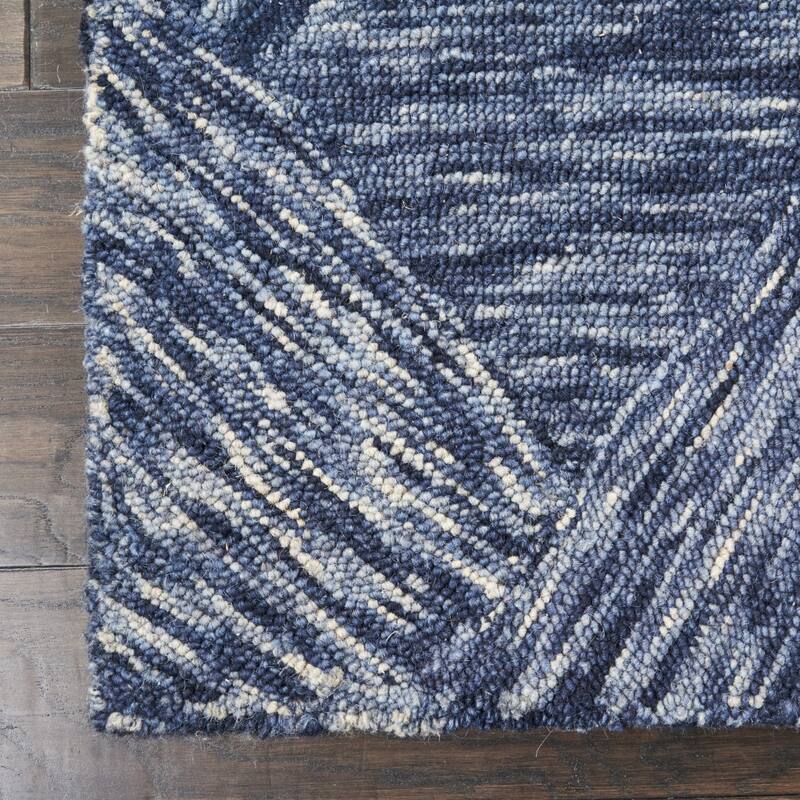 Cohut Power Loomed Geometric Modern Soft Area Rug By HomeRoots - 126' X '96' X '0.5