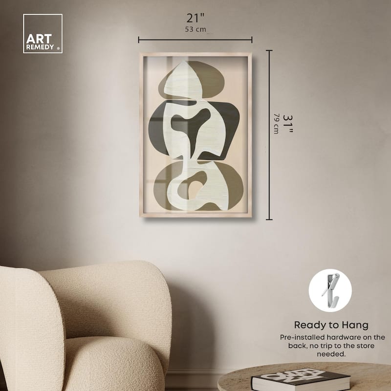 Shapes of Sage II Shadowbox by Art Remedy