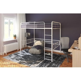 Avenue Greene White Full Loft bed - On Sale - Bed Bath & Beyond - 20057024