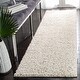 preview thumbnail 78 of 140, SAFAVIEH August Shag Solid 1.2-inch Thick Area Rug 2'3" x 10'  Runner - Ivory