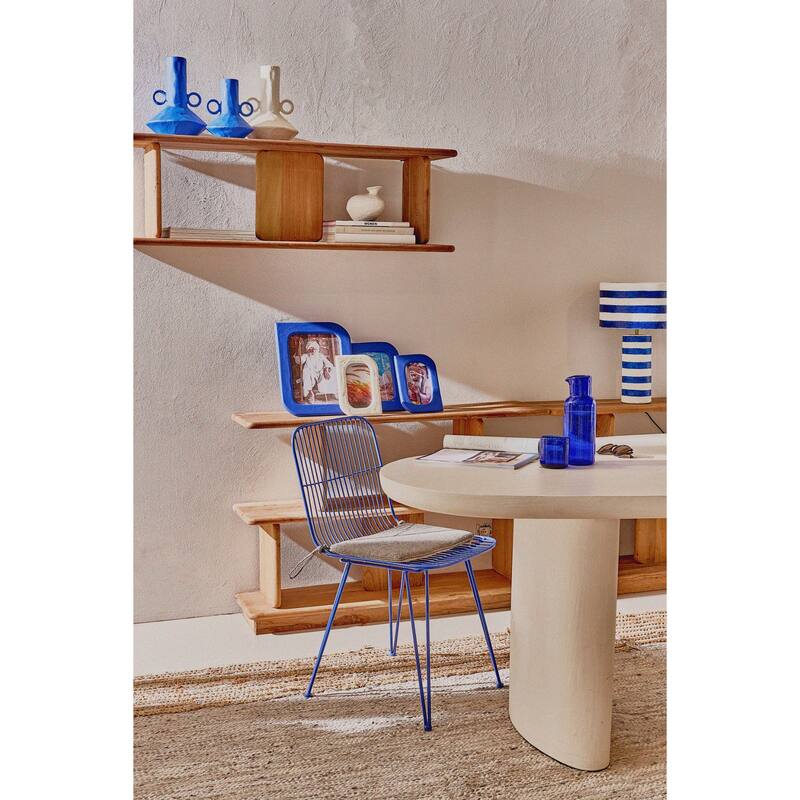 Matte Jug Vase with Ring Handles and Flared Base - 11.25" - White