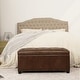 preview thumbnail 36 of 53, Adeco 35" Storage Ottoman Tufted Faux-Leather Lifted Top Bench
