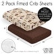 preview thumbnail 6 of 4, Sweet Jojo Designs Tan Brown Western Cowboy Boy 2 Pack Fitted Crib Sheets Wild West Horseshoe Southern Country Horse Cow Animal