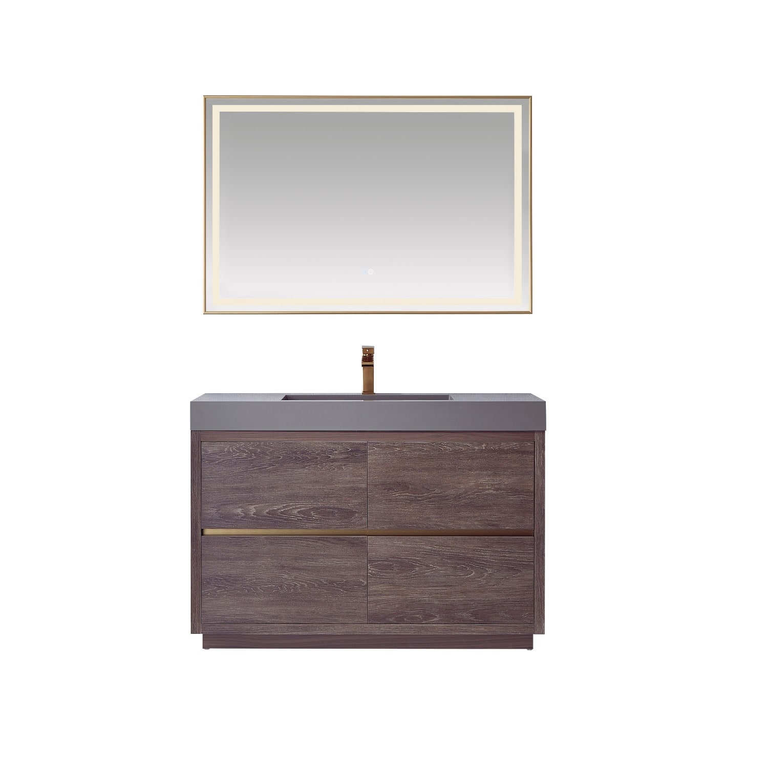 Miseno MV703048 Huesca 48" Free Standing Single Basin Vanity Set with