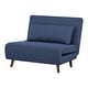 preview thumbnail 57 of 150, Tustin Upholstered Convertible Lounge/ Sleeper Chair