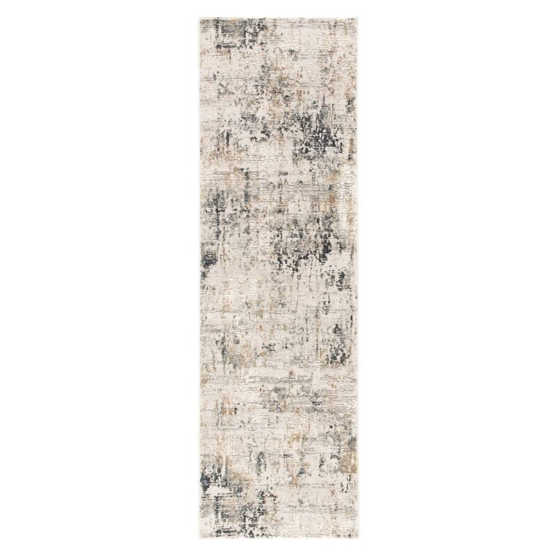 Olly Power-loomed Abstract Area Rug