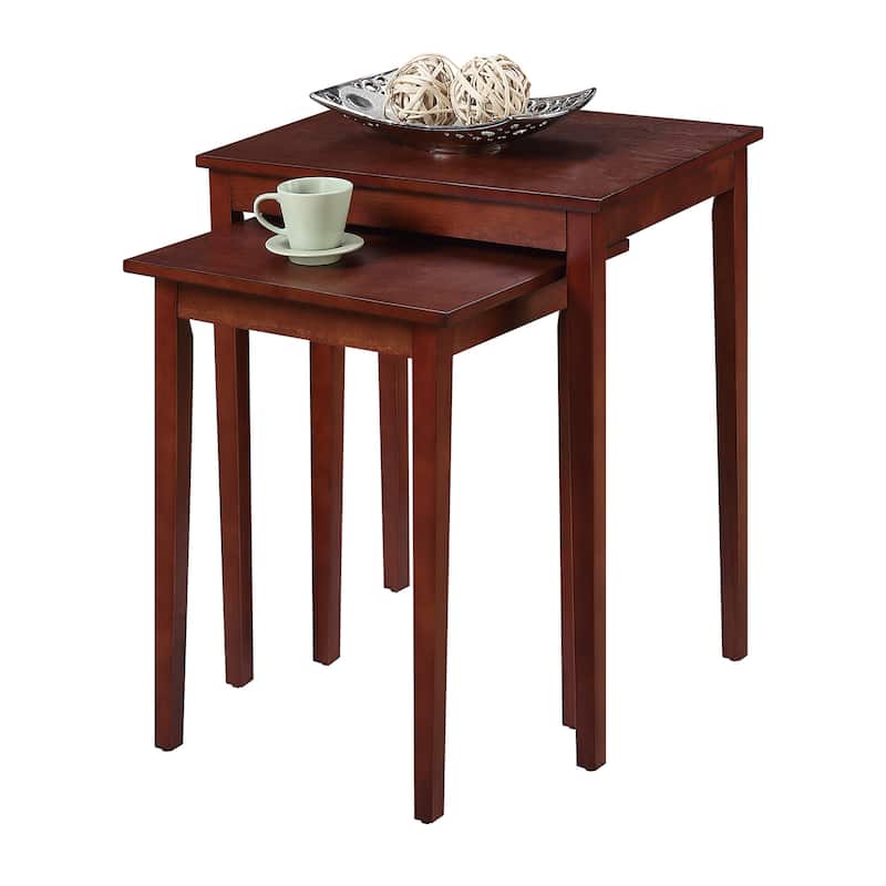 Nesting End Tables - Rustic Design - Versatile Home Accent - Space Saving Furniture Set - 26.25