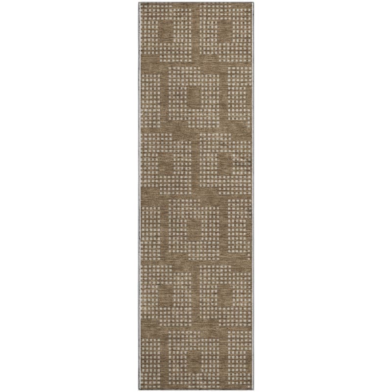 Premium Washable Super Soft Modern Houndstooth Mayfield Rug