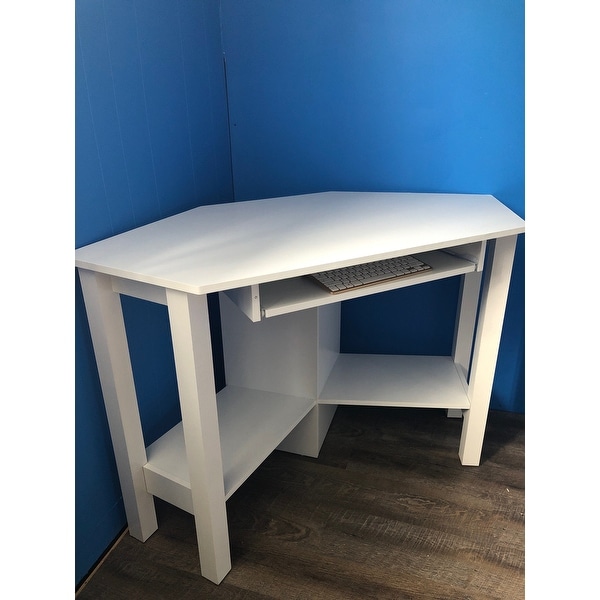 Wooden Corner Computer Desk With Drawer Office Study Table On Sale