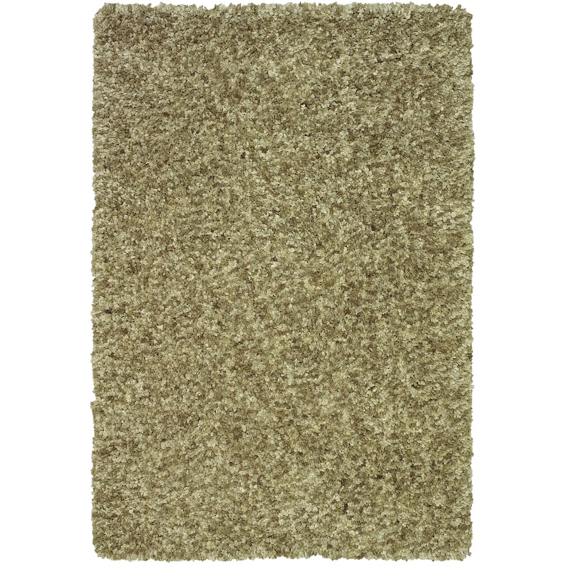 Addison Alpha Lavish Variegated Shag Area Rug - 2'x3"X7'6" - Green