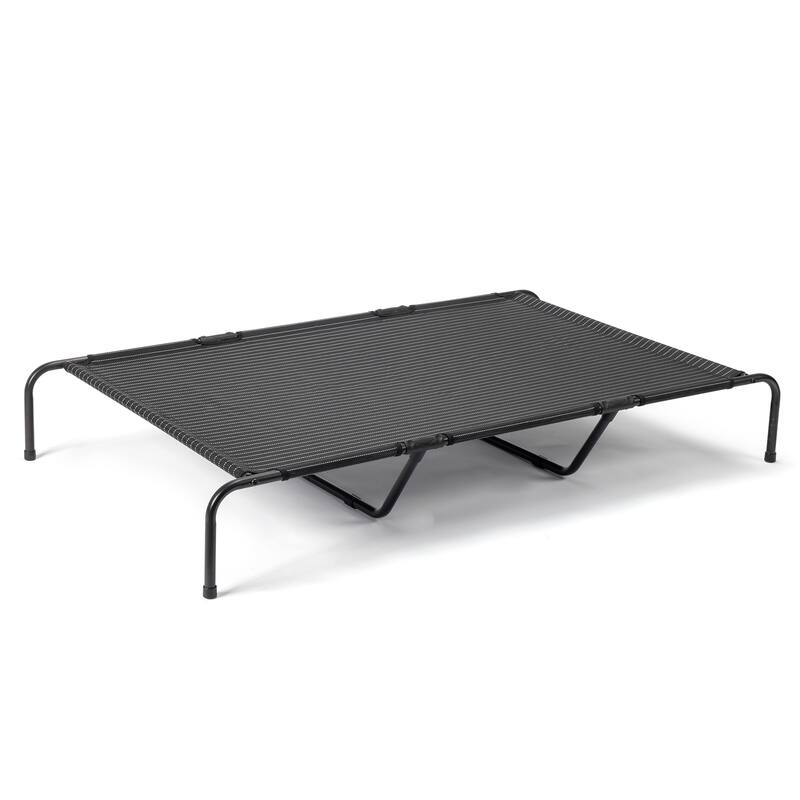 Large Elevated Dog Bed with Powder Coated Steel Frame Suitable for Large Dogs - 60"D x 37"W x 9"H