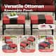 MAISON ARTS 6/7-Piece Patio Conversation Sets, Sofa Set with 2/4 x Single Chairs, 1 x 3-seater Sofa and Coffee Table/Ottomans