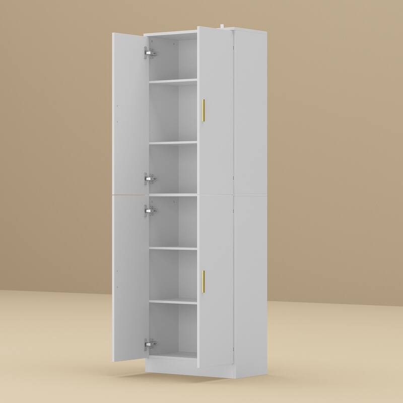 70.9"H Buffet Storage Cabinet Adjustable Shelf