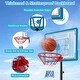 preview thumbnail 9 of 8, Pool Basketball Hoop 3.8-4.4 FT Adjustable Poolside BasketballGoal - See Details