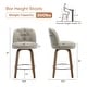 preview thumbnail 70 of 187, 26"/29" Swivel Counter Height Bar Stools, Counter Stools w/ Bentwood Legs