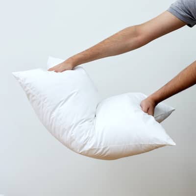 Clean Design White Blown Bed Pillow