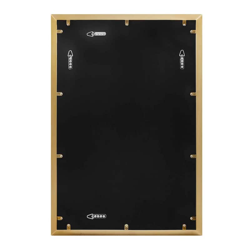 Uttermost 08254 Heisler 25-1/2"W x 37-1/2"H Rectangular Flat Stainless